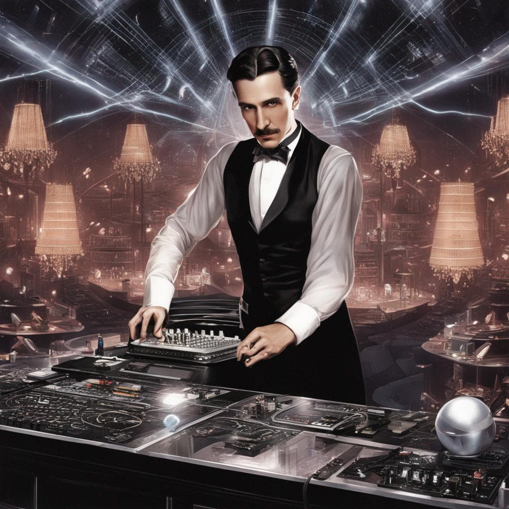 Nicolai Tesla but he's a DJ