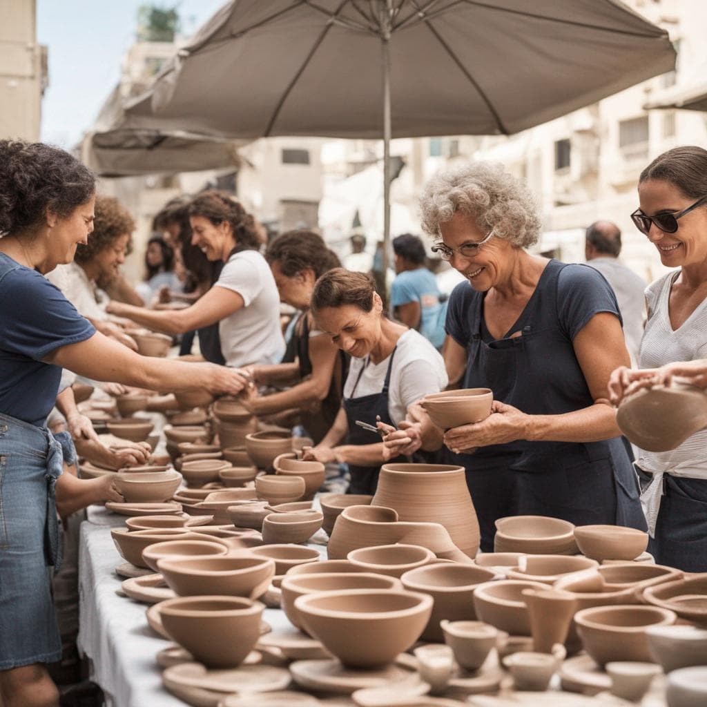 Outdoor pottery and art classes