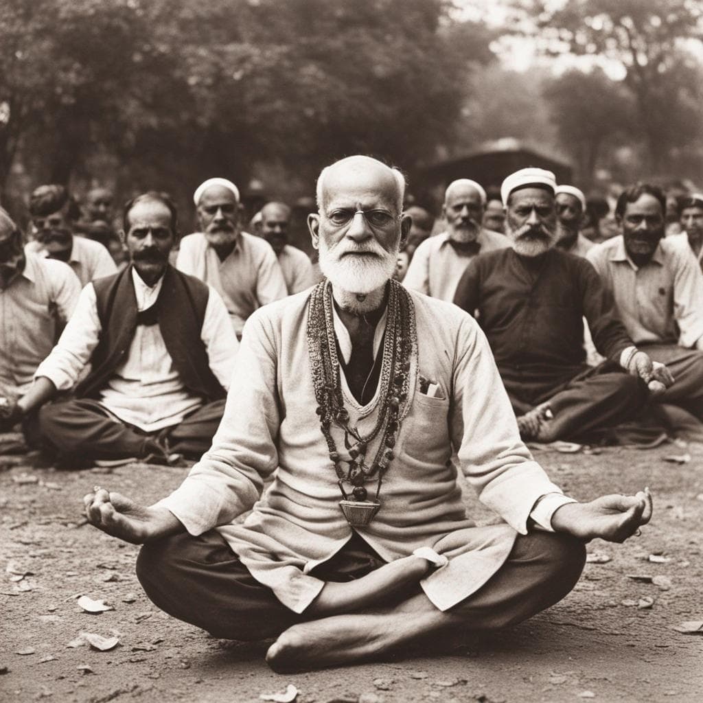 Sigmund Freud but he's a yoga guru