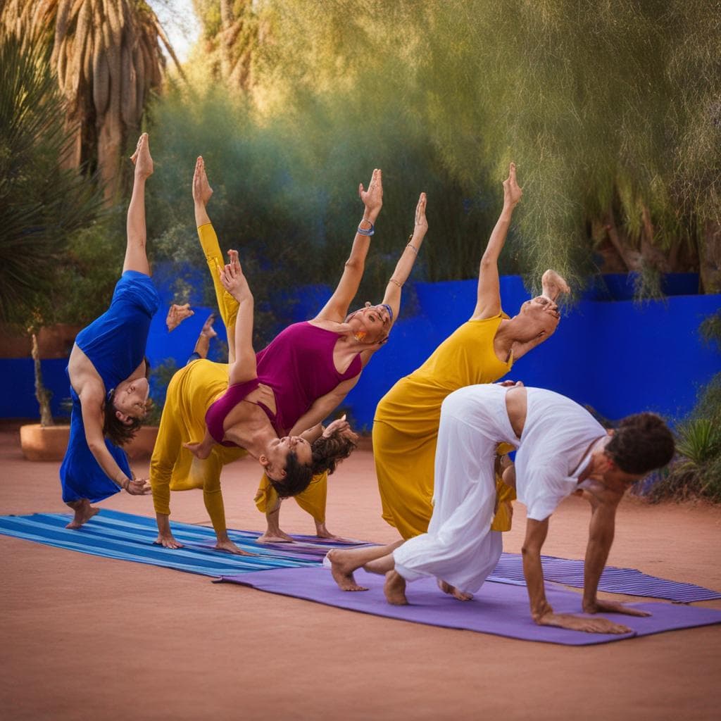 Outdoor yoga